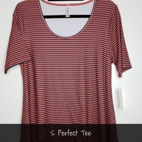 LuLaRoe Perfect T Small Stripes NEW - Picture 1 of 1